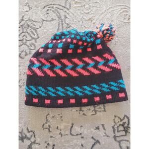 Cappello Women's Knitted Nordic Stripe Ski Winter Wool Beanie Hat One Size